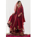 Red Open cut Anarkali Outfit